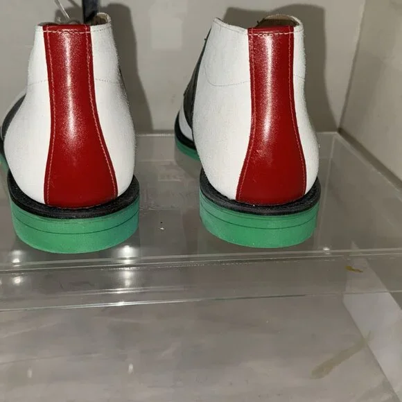 US 9.5 🔥 Heineken100 x Mark McNairy Saddle Boots Collectable Original clean box - Picture 11 of 12